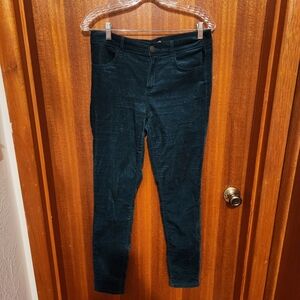 LOFT Green Corduroy Pants Size 4